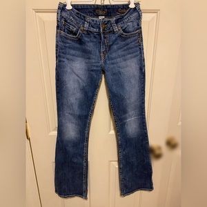 Silver Jeans Co. Low-rise flare jeans